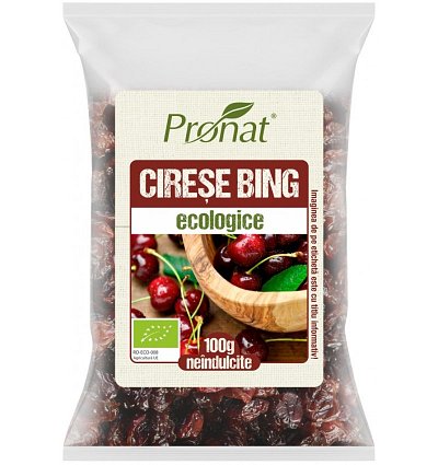 Cirese Bing bio, neindulcite, 100 g
