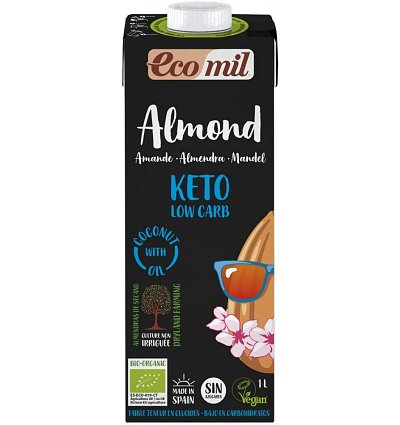 ECO/BIO Bautura vegetala de migdale natur Keto, 1L