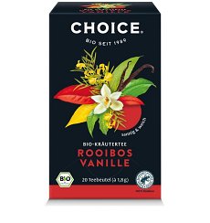 ECO/BIO Ceai rooibos si vanilie, 20 pliculete a 1,8 g / 36,0 g Choice®