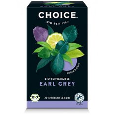 Ceai negru bio Earl Grey, 20 pliculete a 2,0 g / 40,0 g Choice®