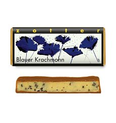 BIO+FAIR Ciocolata cu lapte si mac, 70 g Zotter