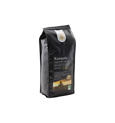 Cafea bio boabe Kampala, 250 g Gepa