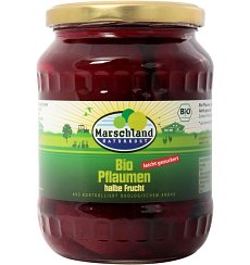 Compot bio de prune jumatati 680 g / 375 g