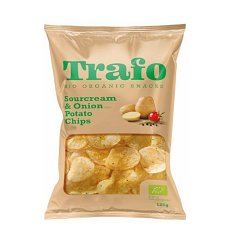 ECO/BIO Chipsuri din cartofi cu ceapa si smantana 125gr