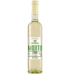 Sirop bio Mojito 1:9 lime si menta, fara alcool, 500 ml Hollinger