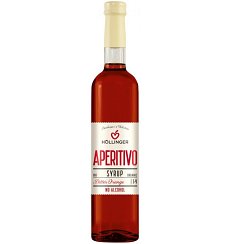 Sirop bio Aperitiv 1:9 Bitter orange, fara alcool, 500 ml Hollinger