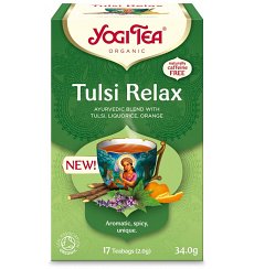 Ceai bio Tulsi Relax 17 pliculete a 2,0 g (34,0 g) Yogi Tea