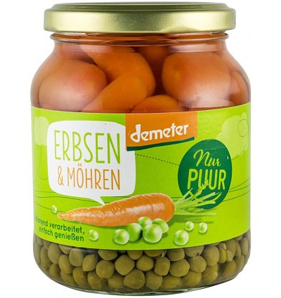 MAZARE CU MORCOVI BIO SI DEMETER, 350G NUR PUUR