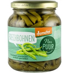 FASOLE VERDE BIO SI DEMETER, 340G NUR PUUR