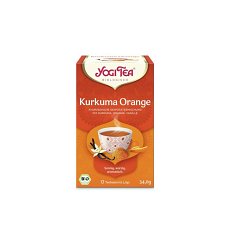 CEAI BIO DIN CURCUMA, PORTOCALE SI VANILIE, 17 pliculete 34,0G YOGI TEA