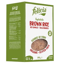 TAGLIATELLE BIO DIN FAINA DE OREZ INTEGRAL, 250G FELICIA
