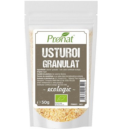 Usturoi uscat granulat fin BIO, 50 g