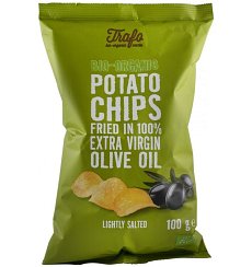 ECO/BIO Chipsuri din cartofi prajite in ulei de masline100gr