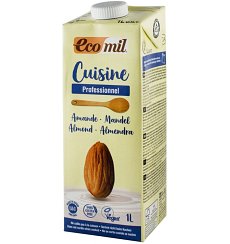 CREMA VEGETALA BIO DIN MIGDALE, PENTRU GATIT, 1000 ML ECOMIL CUISINE