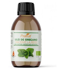 Ulei BIO de oregano macerat la rece, 100 ml