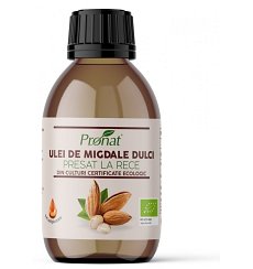 Ulei BIO de migdale dulci presat la rece, 100ml
