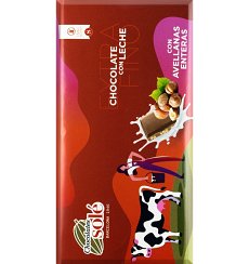Ciocolata cu lapte si alune de padure, 30% cacao, 150g Chocolates Sole