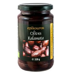 Epikouros Masline bio Kalamata in saramura, 320g
