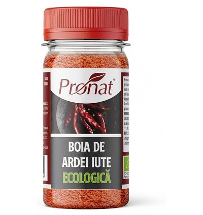 Boia de ardei iute BIO, 50 g