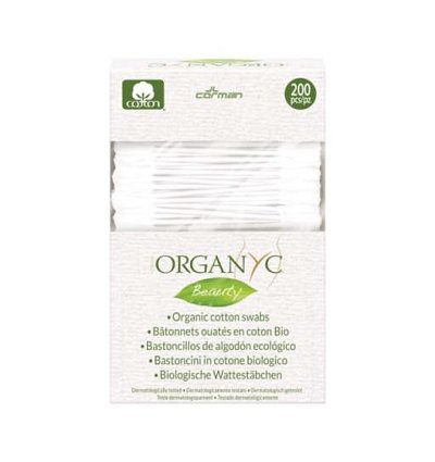 Betisoare cu bumbac organic 200 buc Organyc
