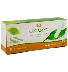 Tampoane SUPER PLUS din bumbac organic 16 buc. Organyc