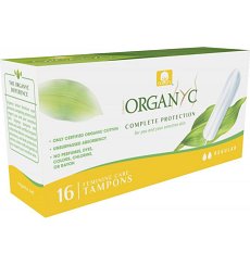 Tampoane REGULAR din bumbac organic 16 buc. Organyc