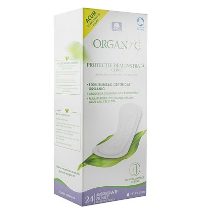 Absorbante zilnice din bumbac organic 24 buc. Organyc