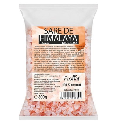 Sare de Himalaya grunjoasa, 300 g v