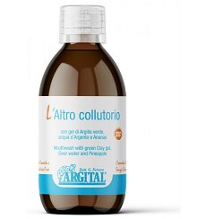 Apa de gura cu gel de argila verde, apa de argint si ananas, 100 ml Argital