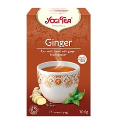 Ceai Bio de Ghimbir, 17 pliculete 30.6gr Yogi Tea