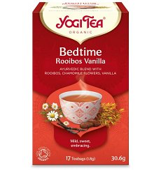 Ceai BIO de seara cu Rooibos si Vanilie, 17 pliculete 30.6gr Yogi Tea