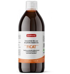 Concentrat din plante medicinale pentru ficat, 500 ml Medicura