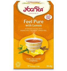 Ceai Bio Detox cu Lamaie, 17 pliculete 30.6 g Yogi Tea
