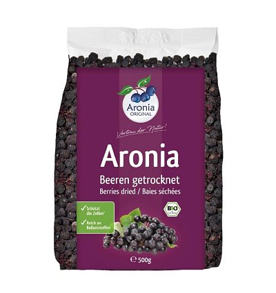 Fructe de Aronia BIO uscate, 500 g Aronia Original