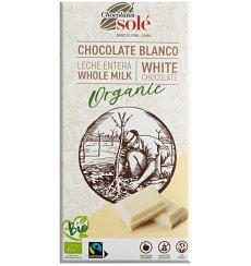 Ciocolata alba BIO, 100 g Chocolates Sole