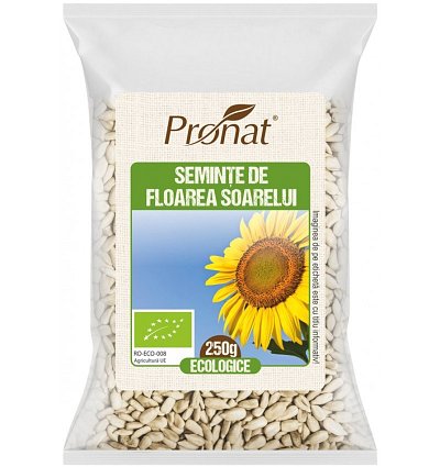 Seminte de floarea soarelui Bio, 250 g