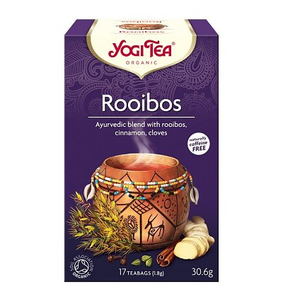 Ceai Bio ROOIBOS, 17 pliculete 30.6g Yogi Tea