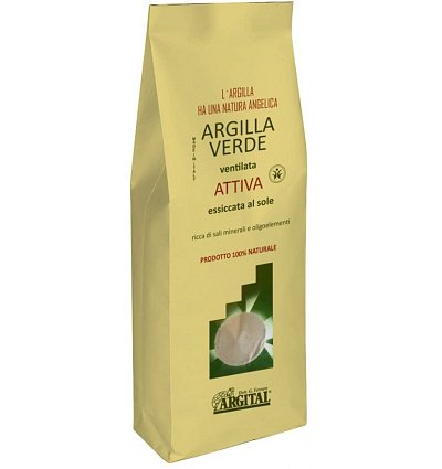 Argila verde activa ventilata, 500 gr Argital