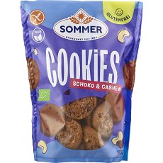 Biscuiti BIO cu ciocolata si caju fara gluten - 125 g