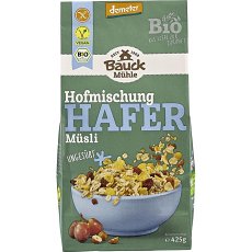 Musli bio neindulcit cu ovaz stafide si alune fara gluten demeter - 425 g