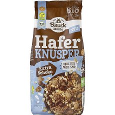 Musli bio crocant cu ovaz si extra ciocolata fara gluten - 300 g