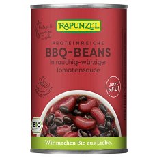 Mix bio de fasole BBQ in sos de rosii - 400 g