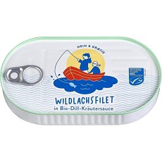 File de somon salbatic in sos bio de marar si ierburi - 200 g