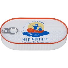 File de hering in sos de rosii bio - 200 g