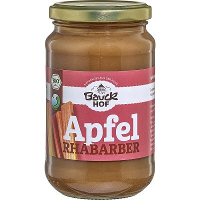 Piure de mere cu rubarba bio - 360 g