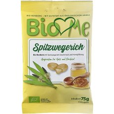 Bomboane bio cu miere si patlagina - 75 g