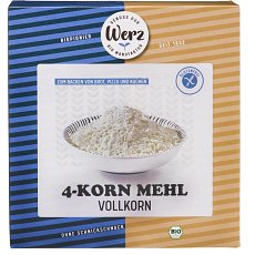 Faina bio integrala din 4 cereale fara gluten - 500 g