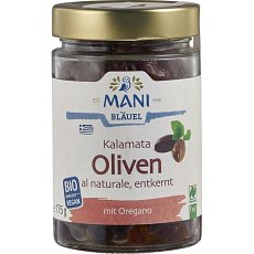 Masline kalamata fara samburi cu oregano raw vegan - 175 g