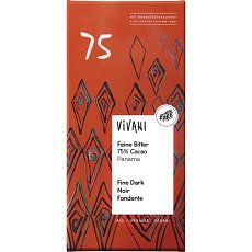 Ciocolata amaruie fina cu 75% cacao Panama - 80 g