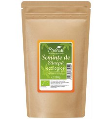 Seminte de canepa BIO decorticate, 250g